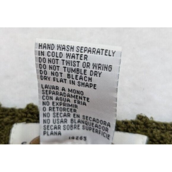 Vintage 90s Women's Sweater Size XL Green Short Sleeve Ribbed Croft & Barrow - Picture 7 of 14